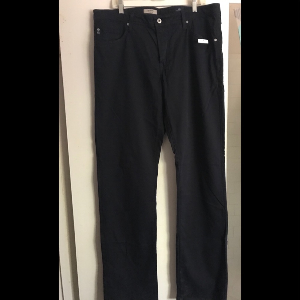 NWT Men’s AG The Protege Navy Brushed Denim Jeans